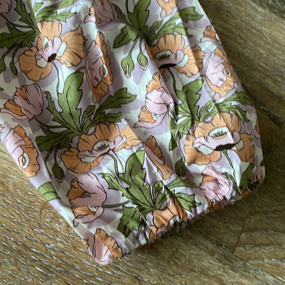 J Crew SMOCKED-WAIST MINI DRESS IN LIBERTY® BUTTERFIELD POPPY FABRIC NWT - Picture 9 of 11